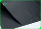 100% Virgin Pulp Solid 350gsm กระดาษคราฟท์สีดำสำหรับบรรจุ